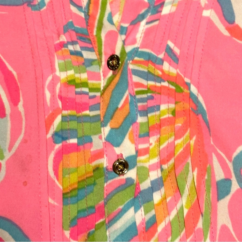 Lilly Pulitzer Woman’s Long Sleeve Summer Cotton Dress Size S - Picture 5 of 8